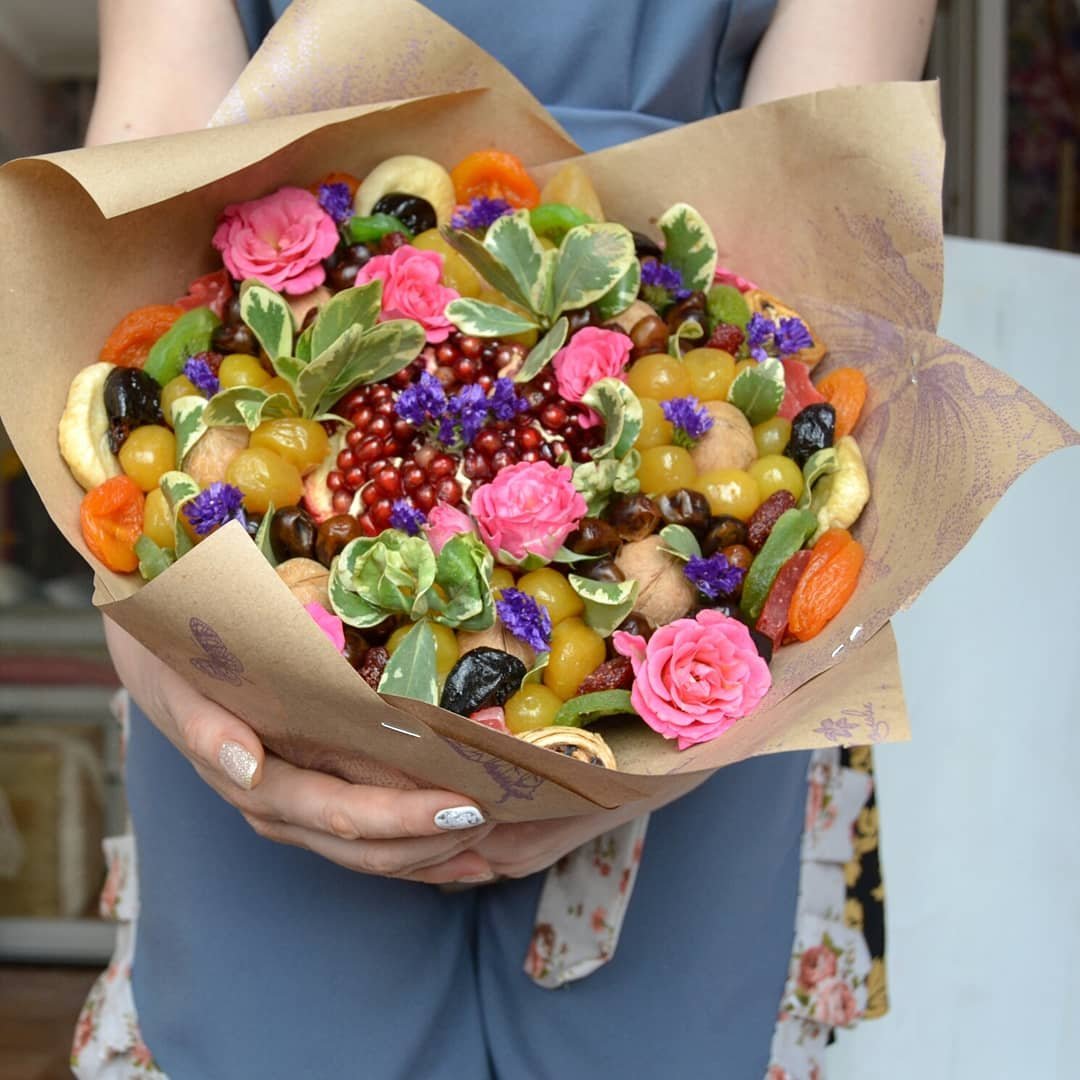букет цветов на день рождения своими руками