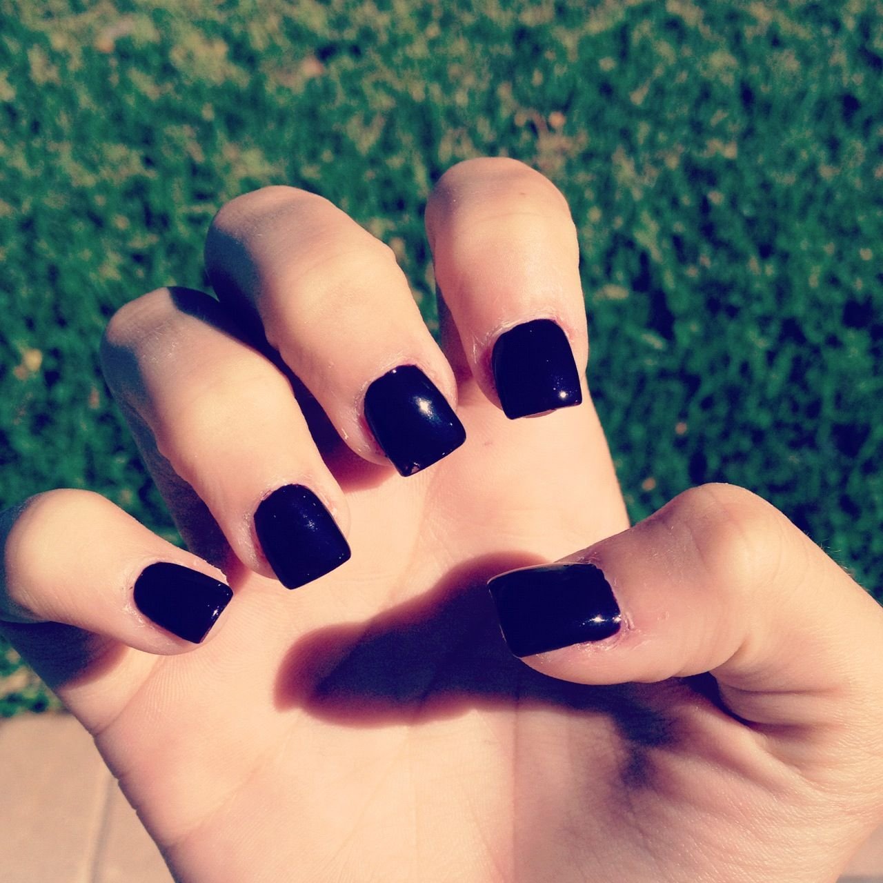 Как сделать черные ногти. Черный маникюр. Ногти темные. Черные короткие ногти. Красивый черный маникюр.