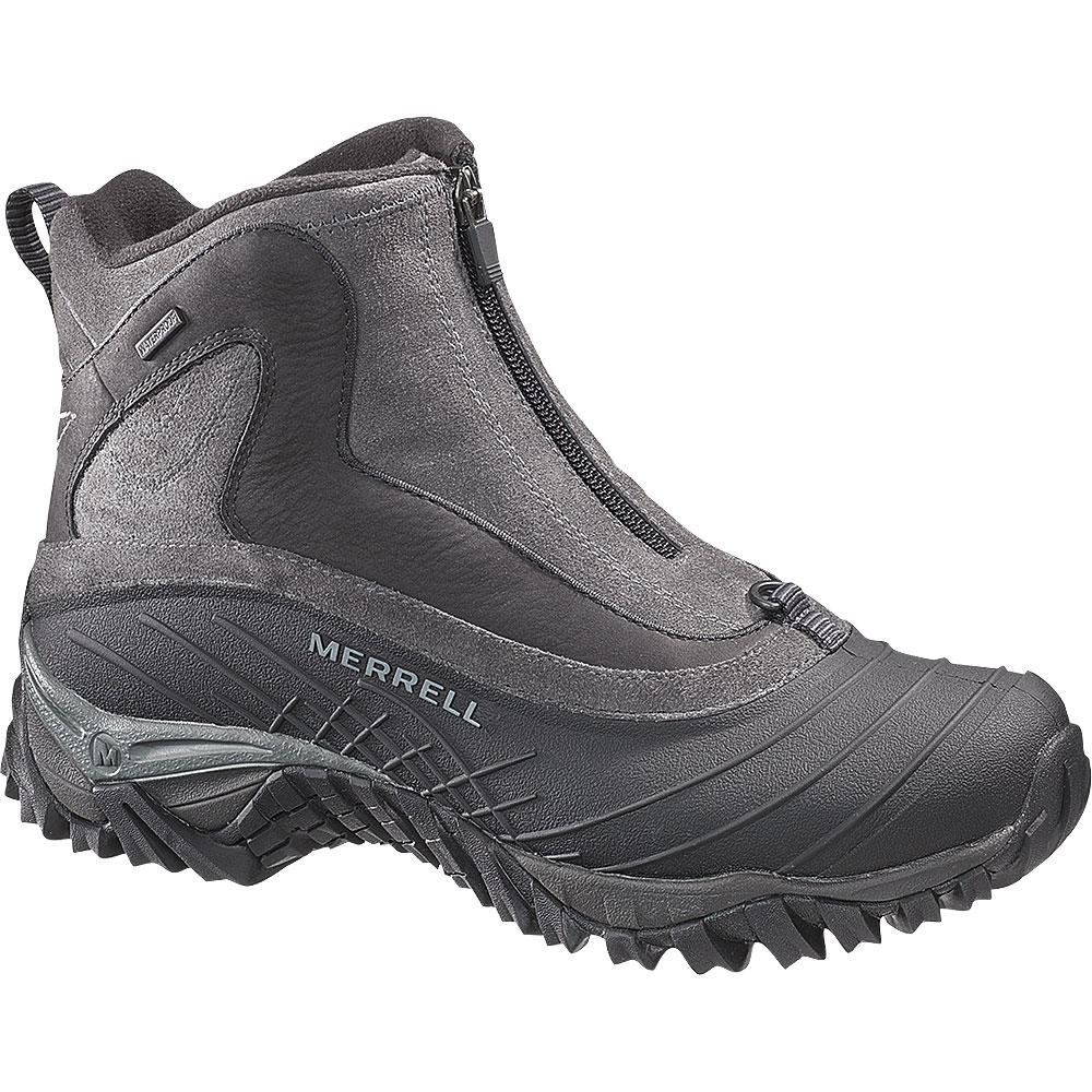 Водонепроницаемые ботинки мужские. Merrell Isotherm zip Waterproof Winter Boots. Ботинки Merrell Waterproof. Ботинки Merrell Waterproof мужские. Ботинки мужские зимние Merrell непромокаемые.