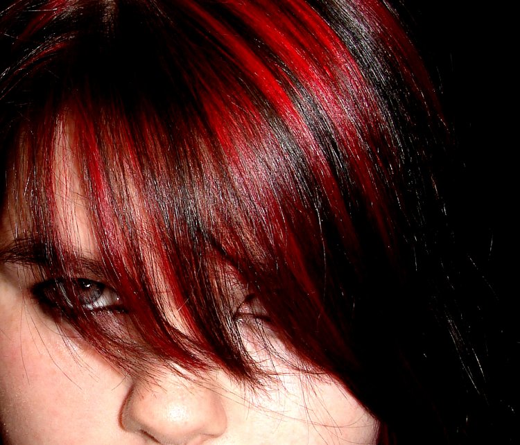 Мелирование на красные волосы