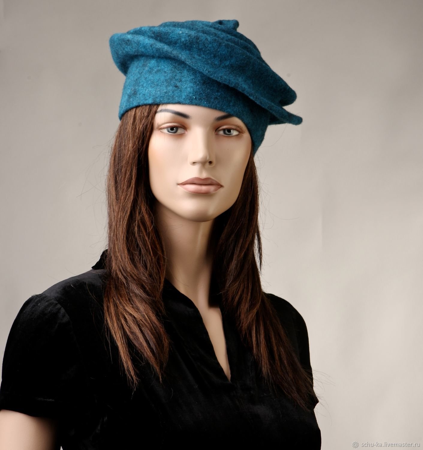 Популярная шляпа. Женские шляпы из шерсти. Шляпки ручной работы.