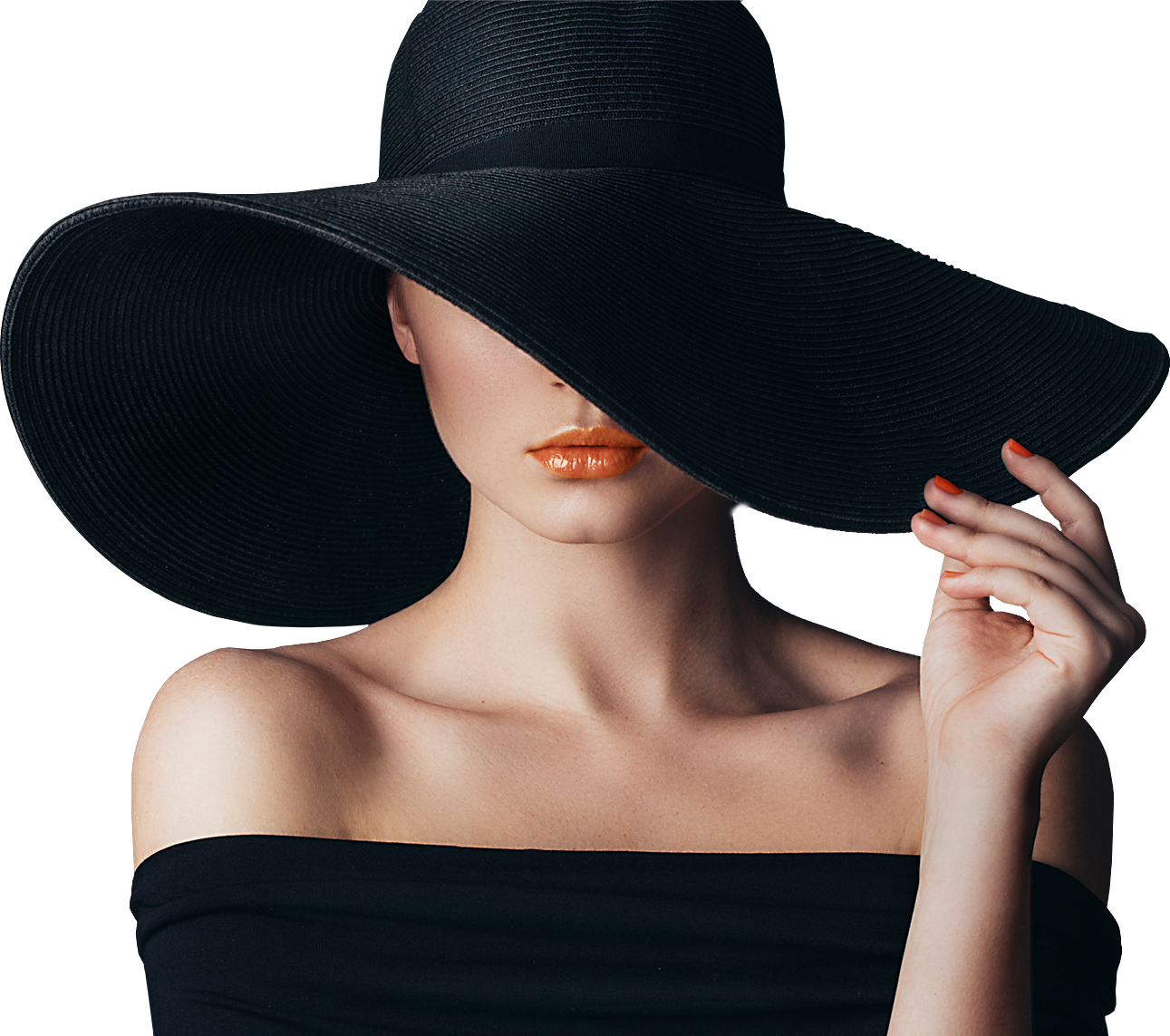 Шляпа мыслей для женщин. Дама в шляпе. Девушка в черной шляпе. Женщина в шляпе без лица. Шляпа закрывающая лицо.