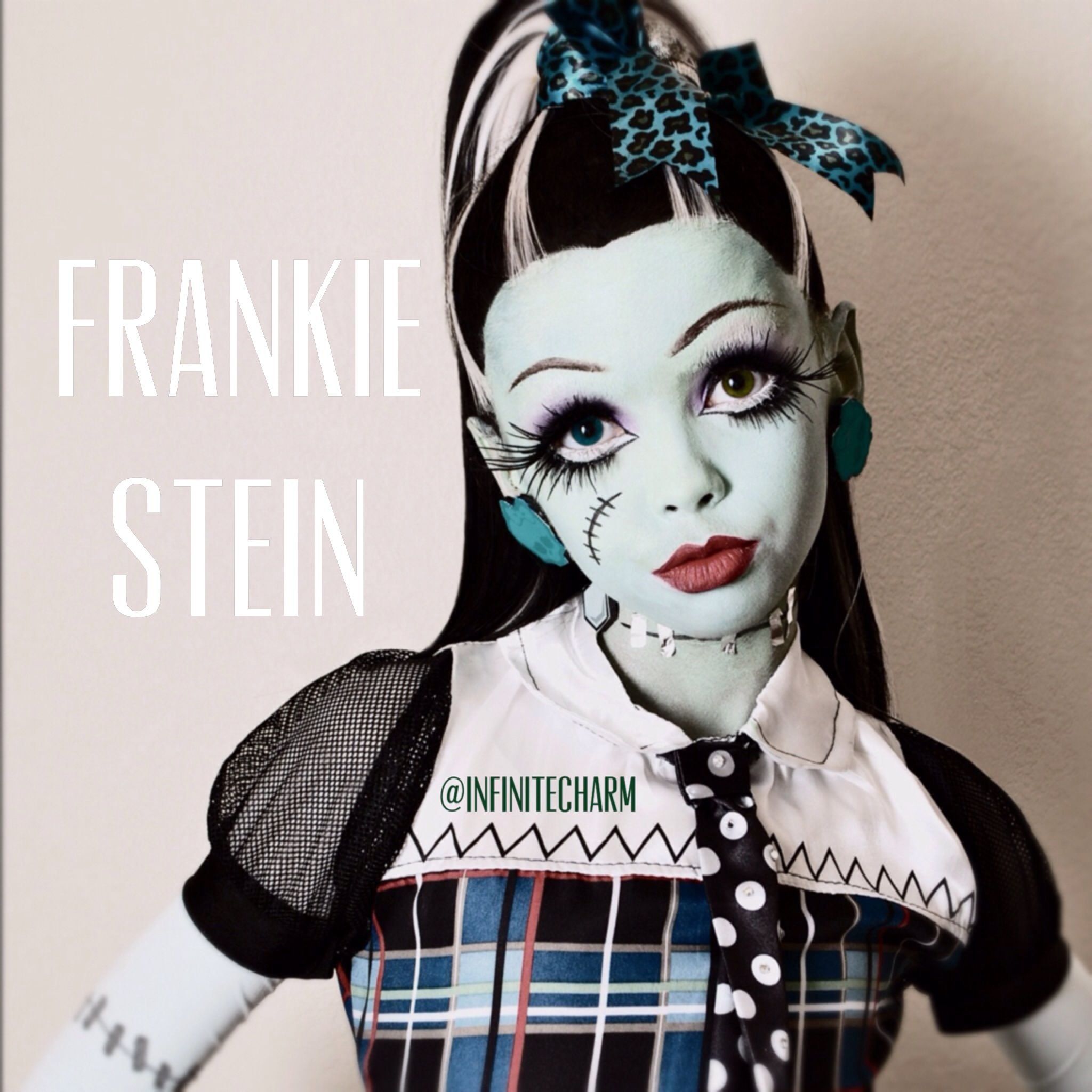 Хай макияж. Франкенштейн Монстер Хай. Фрэнки Штейн Хэллоуин кукла. Макияж Фрэнки Штейн. Фрэнки Штейн образ.