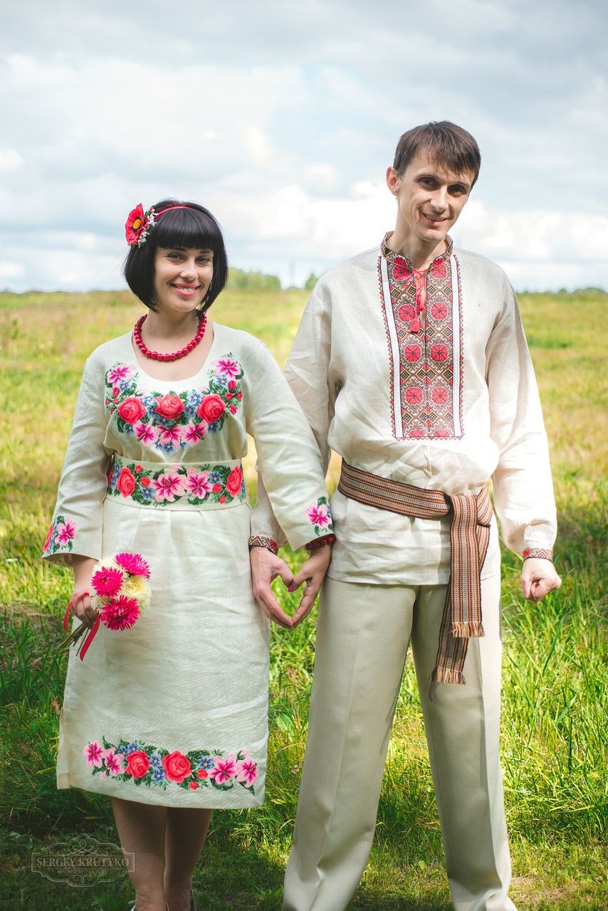 Славянский свадебный костюм