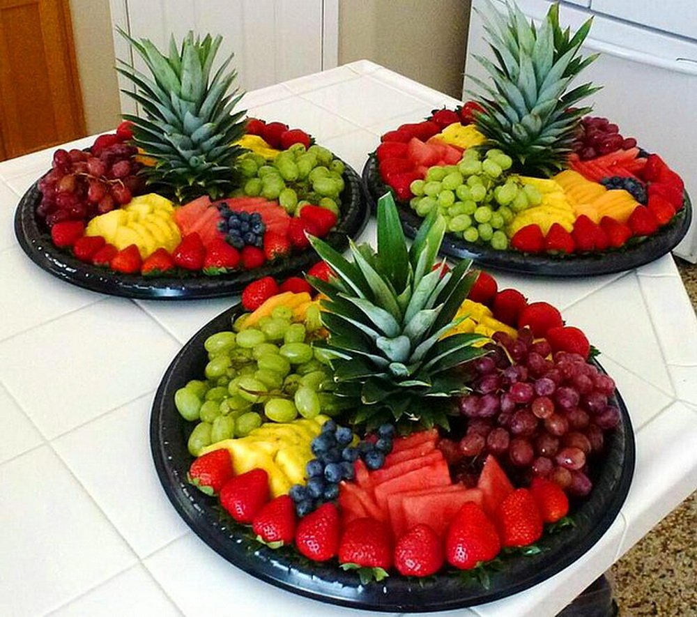 Красиво разложить фрукты