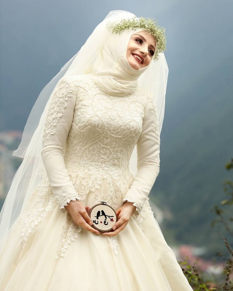 Свадебные прически для мусульманок
