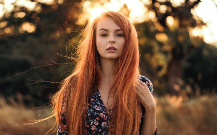 Красивые девушки с рыжими волосами