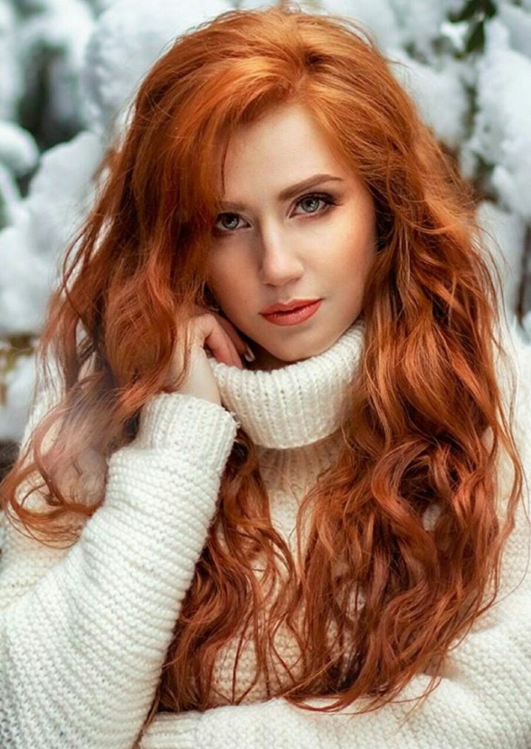 Красивые оттенки рыжего цвета волос