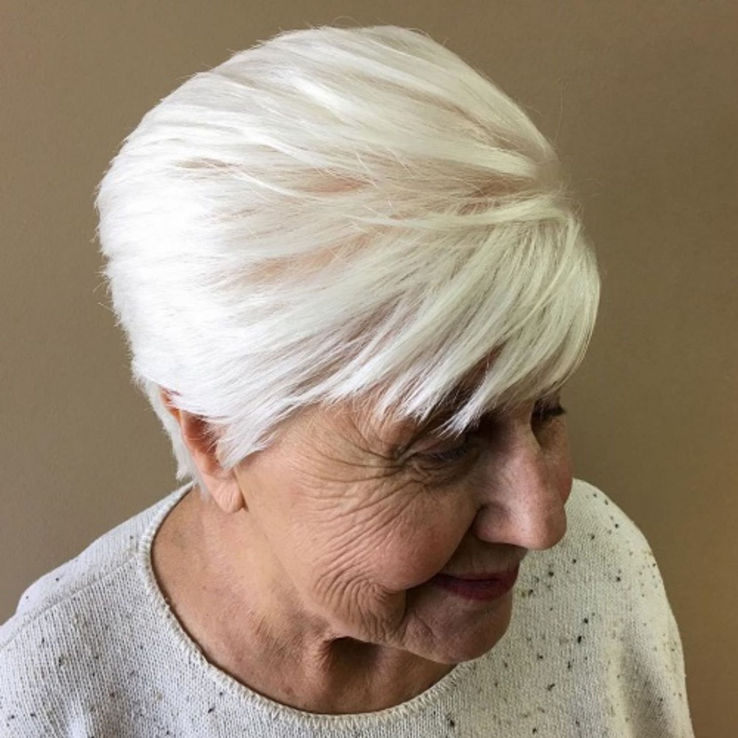 Стрижки на короткие волосы для пожилых женщин