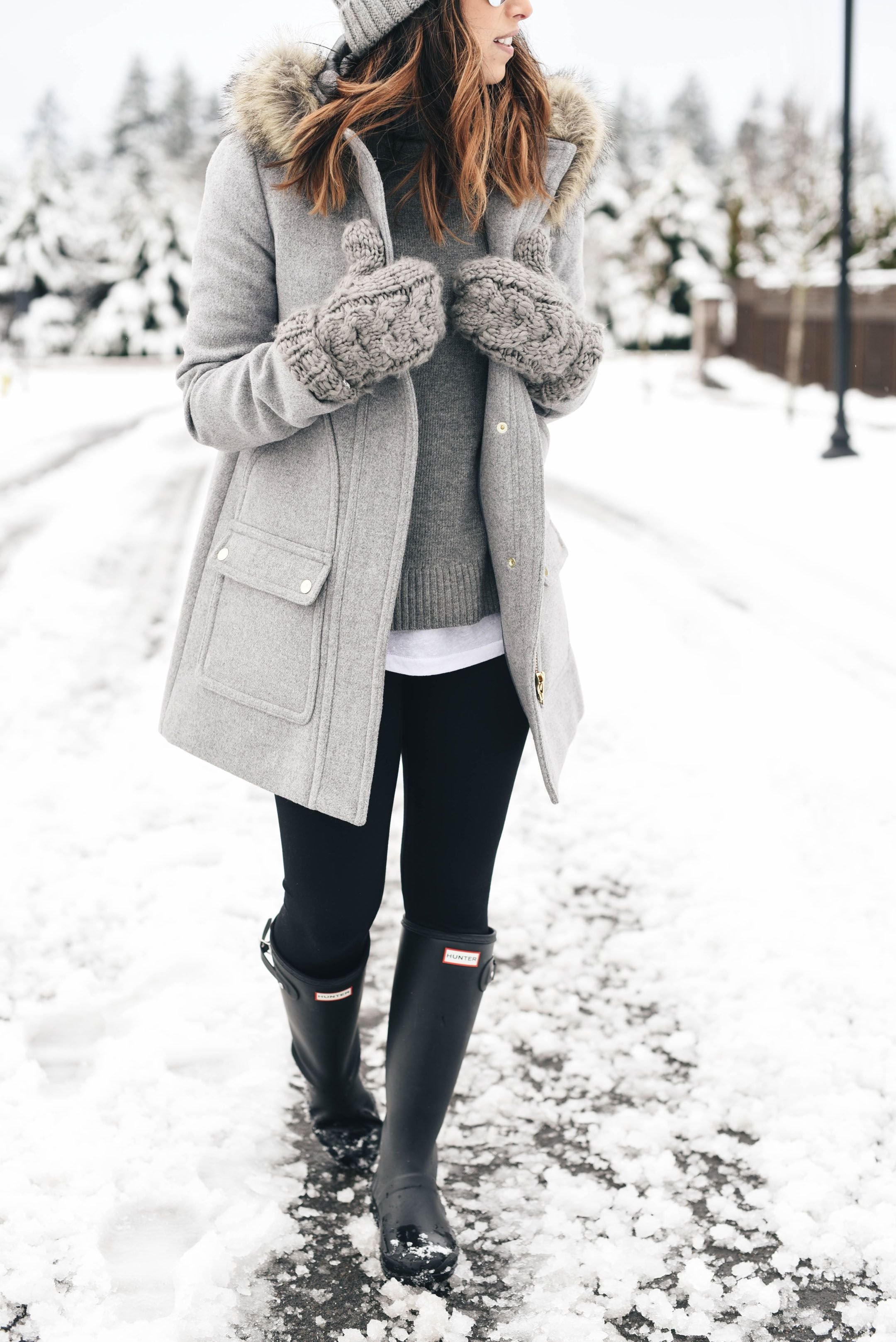 Теплая одежда зимой. Красивые зимние образы для девушек.