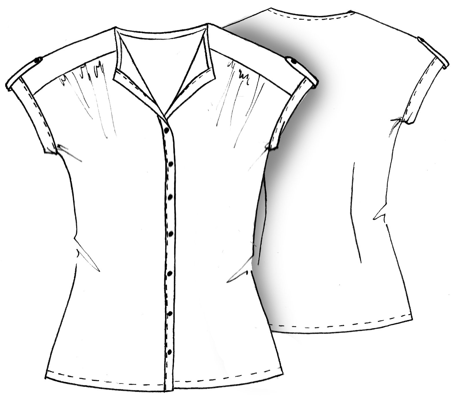 Блузка короткий выкройка. Моделирование блузки. Лекало блузки. Моделирование женской блузки. Эскиз блузки женской.