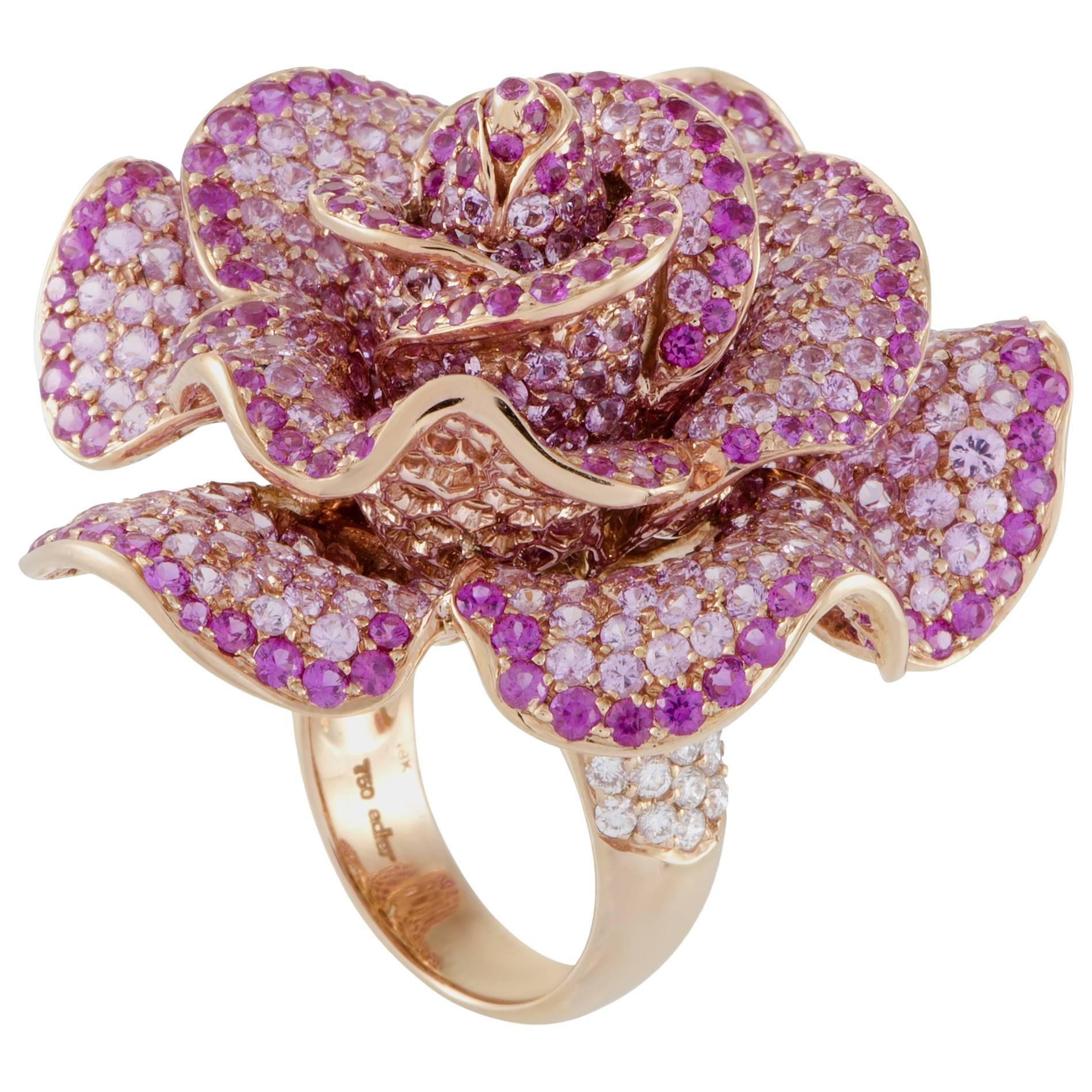Цветочное кольцо 1. Кольцо в виде цветка. Розовые ювелирные украшения. Ювелирные украшения с цветами. Золотое кольцо цветок.