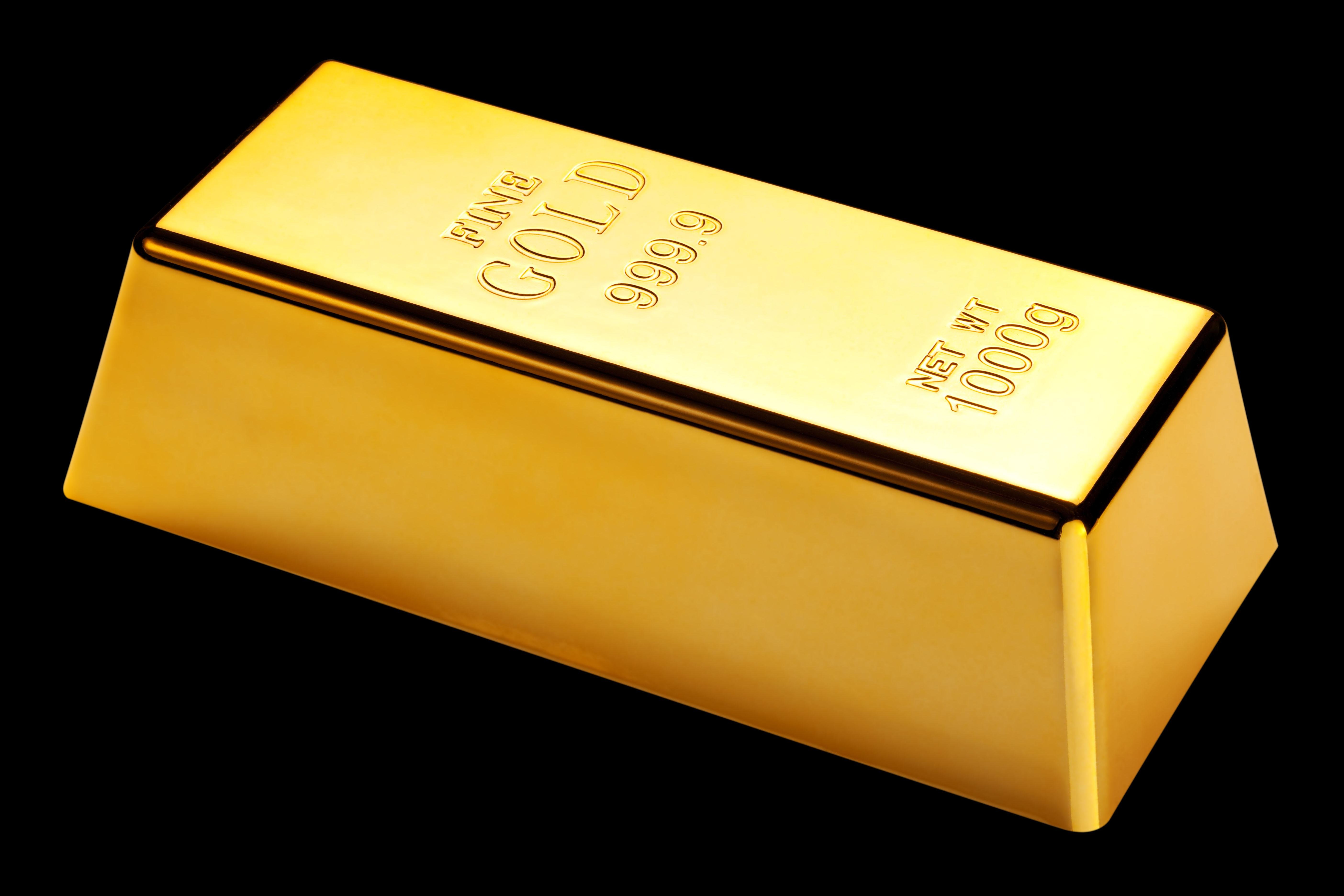 Размеры слитка золота 1