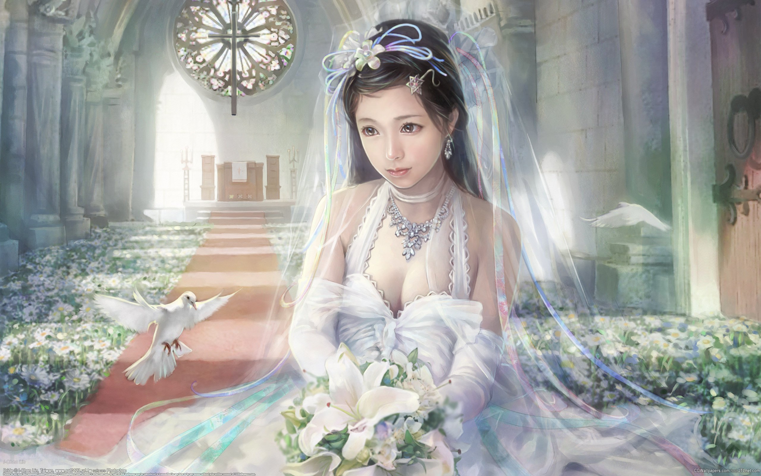 Cg. Yang Chen Chen невеста. Невеста фэнтези. Сказочная девушка. . Сказочные красавицы.