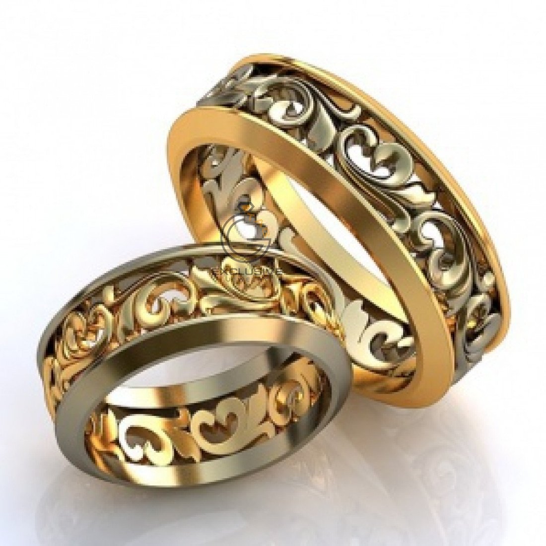 Венчальные кольца 585