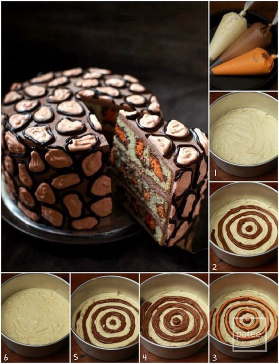 Рецепты быстрых вкусняшек. Украшение торта. Необычное украшение торта. Простое и Оригинальное украшение торта. Красиво украсить торт в домашних.